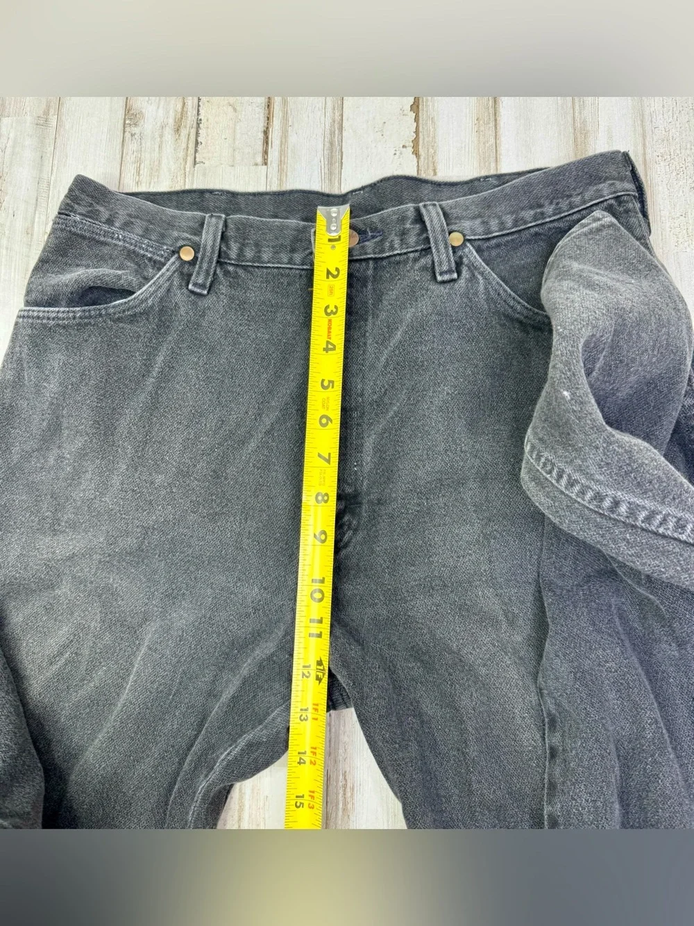 Wrangler Jeans Men's 34x38 Black Cowboy Western Outdoors 13MW2WK